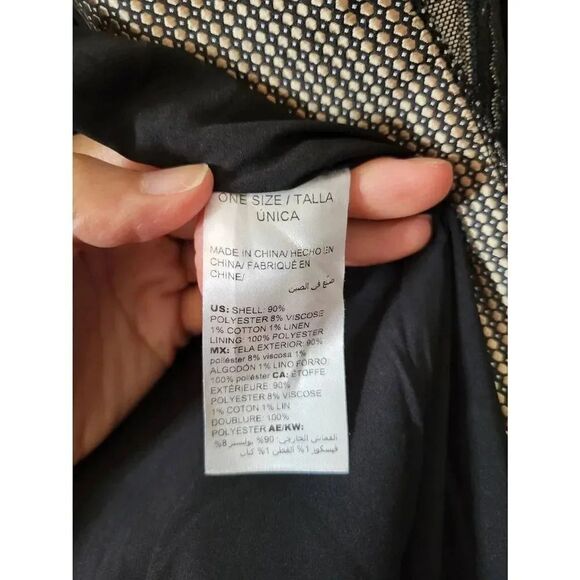 Chico's Jackets & Coats Chico's Patch Print Jacket M (1) NWT - Picture 9 of 12